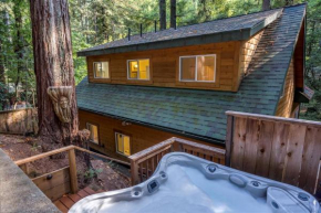The Wood Chalet Hot Tub BBQ Redwoods